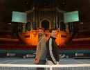 Goran Ivanisevic and Tim Henman pose for the cameras