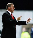 Mark McGhee reacts from the sideline