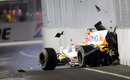 Nelson Piquet Jnr crashes on purpose in Singapore
