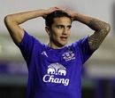 Tim Cahill reacts to a missed opportunity