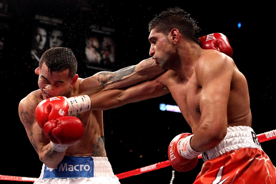 Amir Khan beats Marcos Maidana to the punch