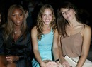 Serena Williams, Hilary Swank and Elizabeth Hurley attend the Calvin Klein Show