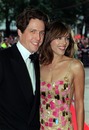 Hugh Grant arrives with girlfriend Liz Hurley for the world premiere of 
