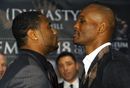 Bernard Hopkins goes face to face with Jean Pascal