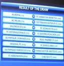 A screen shows the final result of the draw
