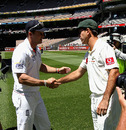 Contrasting emotions for Ricky Ponting and Andrew Strauss
