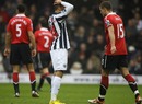 Peter Odemwingie reacts to his missed penalty