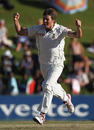 Friedel de Wet, celebrates dismissing Ian Bell for 2, as his second new-ball spell almost won South Africa the Test