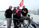 Phil Mickelson, Louis Oosthuizen, Graeme McDowell and Martin Kaymer show off their sailing skills 