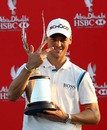 Martin Kaymer shows off his trophy