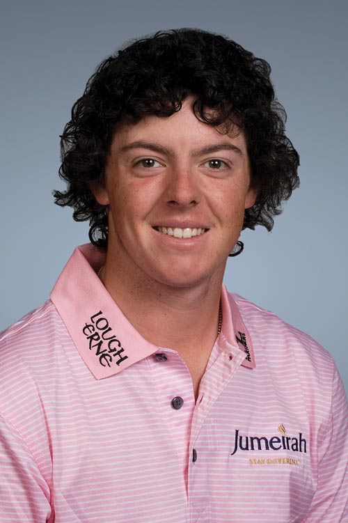 Rory McIlroy poses for his profile picture for the 2010 US PGA Tour