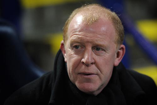  A close-up shot of Gary Megson ahead of Bolton's clash with Hull City