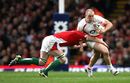 Mike Tindall is tackled by Alun-Wyn Jones