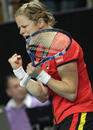 Kim Clijsters roars with delight