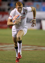 England's James Rodwell runs in for a try
