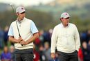 Phil Mickelson trails behind Dustin Johnson