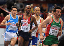 Mo Farah competes in the men's 3000 metres