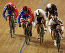 Sir Chris Hoy is edged out in the keirin