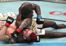 Anthony Johnson attempts to submit Dan Hardy