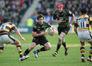 Northampton's Ben Foden spots a gap in the Wasps defence