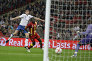 Andy Carroll scores the opener at Wembley