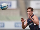 Danny Cipriani catches the ball during a Melbourne Rebels Super Rugby training session