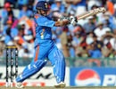 Sachin Tendulkar had some nervy moments but also played some forceful shots