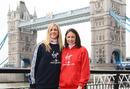 Liz Yelling and Jo Pavey pose for a photo