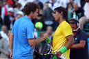 Andy Murray congratulates Rafael Nadal