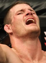 Mike Bisping breathes a sigh of relief after beating Denis Kang
