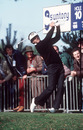 Seve Ballesteros holds his pose