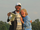 Lucas Glover enjoys his victory with his mother
