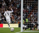 Cristiano Ronaldo celebrates a goal