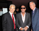 David Gower, Ian Botham and Bob Willis arrive for the world premiere of <i>From the Ashes</i>