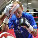 George Groves with trainer Adam Booth