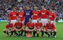 A Manchester United XI face the camera