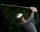 Colin Montgomerie eyes his iron shot