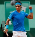 Rafael Nadal shows his delight