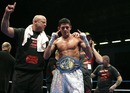 Jamie McDonnell celebrates after defeating Jerome Arnould 