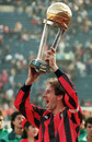 Franco Baresi lifts the trophy