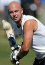 Herschelle Gibbs bats before Deccan Chargers' fourth game