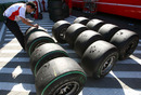 Tyres in the paddock