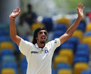 Ishant Sharma struck twice in an over on the second morning