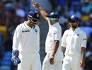 India's shoulders began to droop by the end of the second session