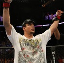 Frank Mir stands victorious after beating Cheick Kongo