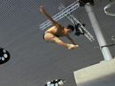 Tom Daley dives into the new Aquatics Centre pool