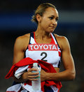 Jessica Ennis is left disappointed after finishing second in the heptathlon