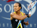 Anne Keothavong watches her forehand