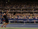 Andy Roddick serves to Michael Russell