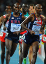 Mo Farah competes in the 5000m